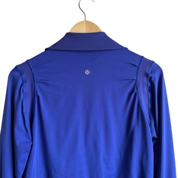 Lululemon Raja Women's Track Jacket Size 4 Cobalt Blue - Picture 7 of 12